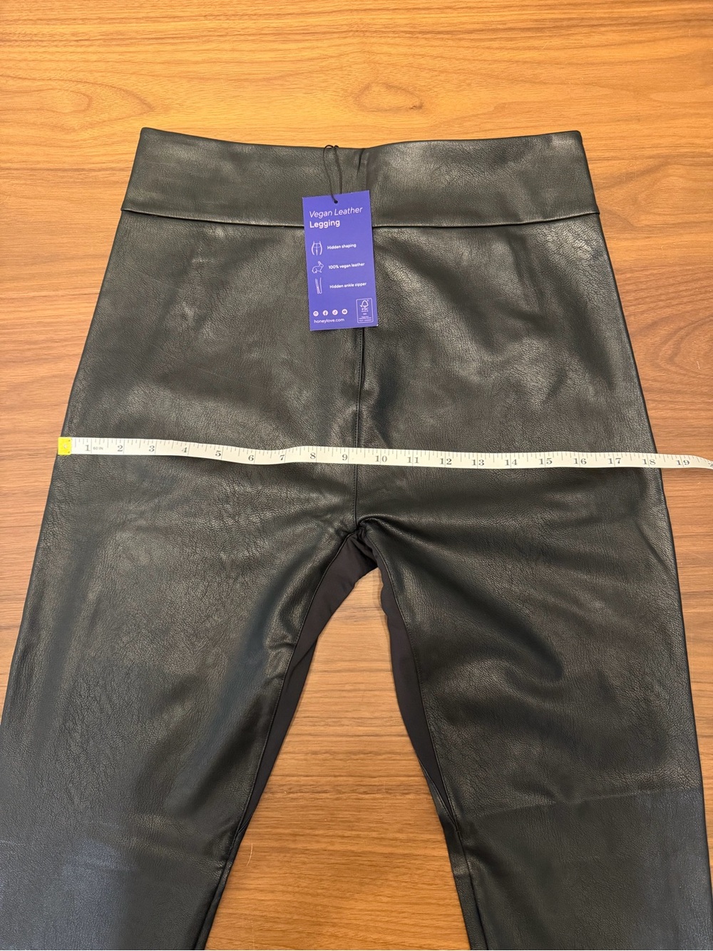 Honeylove Black Vegan Leggings - Large - Picture 9 of 10